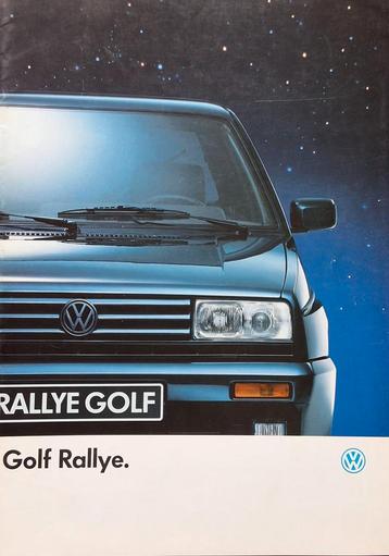 Brochure met mapje voor de VW Golf 2 G60 Rally beschikbaar voor biedingen