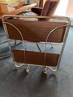 Chariot pliable Bremshey Dinett Gerlinol Walnut, Maison & Meubles, Tables | Tables d'appoint, 55 à 75 cm, Métal ou Aluminium, 60 cm ou plus