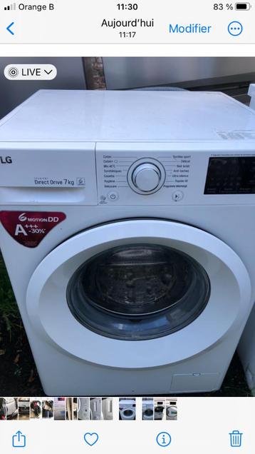 Lave-linge LG énergétique  beschikbaar voor biedingen