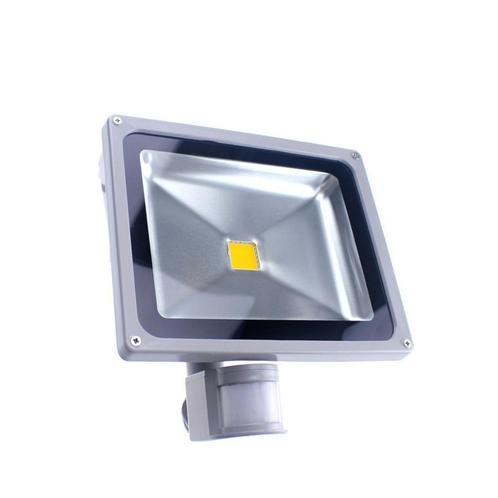 LED schijnwerper Flood Light 30W+sensor- cool white, Jardin & Terrasse, Éclairage extérieur, Neuf, Appliques murales, Aluminium