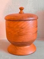 Retro houten pot, Antiek en Kunst, Ophalen of Verzenden