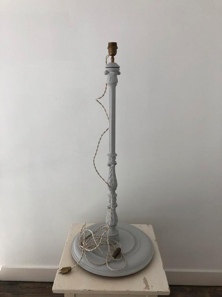 ANTIEKE IJZEREN LAMPENVOETEN BALUSTER GROOT MODEL UNIEK, Antiek en Kunst, Antiek | Verlichting, Ophalen