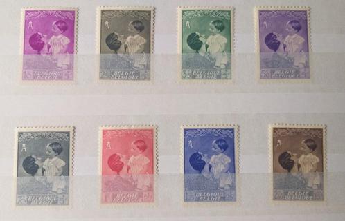 Filatelie: Astrid + Boudewijn 447-454, Postzegels en Munten, Postzegels | Europa | België, Koninklijk huis, Met plakker, Ophalen of Verzenden
