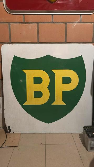 BP emaile reclame bord 1963 beschikbaar voor biedingen