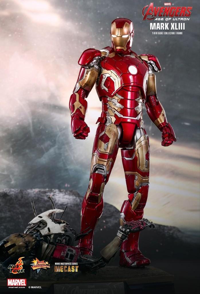 Hot Toys Iron Man Mark XLIII MMS278-D09, Verzamelen, Beelden en Beeldjes, Nieuw, Mens, Ophalen of Verzenden