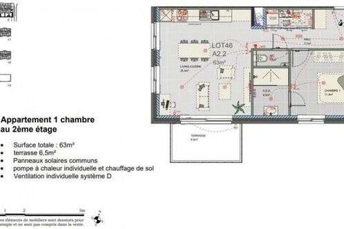 Appartement à vendre à Soignies, 1 chambre, Immo, Huizen en Appartementen te koop, Appartement