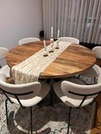 Table à manger ronde, Maison & Meubles, Enlèvement, Comme neuf, Cinq personnes ou plus, Rond