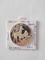 South africa 20 cents 2006 PROOF ZEER SCHAARS!!geres els!, Timbres & Monnaies, Monnaies | Afrique, Enlèvement ou Envoi