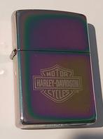 Zippo Harley Davidson gemarmerde, van kleur veranderende ref, Ophalen of Verzenden, Zo goed als nieuw