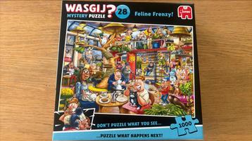 Puzzel Wasgij? Mystery puzzle 28 - Feline Frenzy! beschikbaar voor biedingen