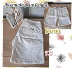 Bermuda pour femme-blanc-Garcia-T.S, Kort, Wit, Ophalen of Verzenden, Maat 36 (S)