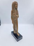 Bronzen beeld Egyptische dame, Antiek en Kunst, Ophalen of Verzenden