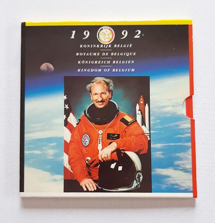 Koninklijke Munt België complete set Bfr 1992 Dirk Frimout, Postzegels en Munten, Munten | België, Setje, Metaal, Verzenden