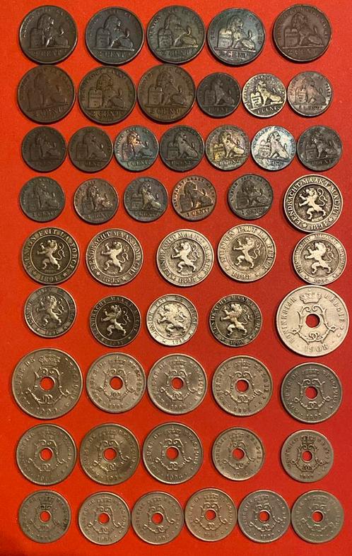 Grote Muntenverzameling van Koning Leopold 2 van België., Postzegels en Munten, Munten | België, Ophalen of Verzenden