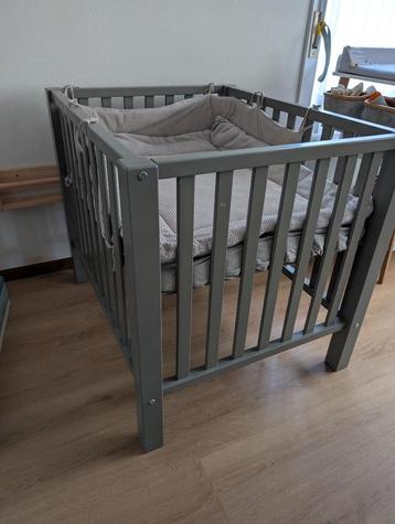 Quax Box Park Taupe + matras, Boxkleed en Rand beschikbaar voor biedingen