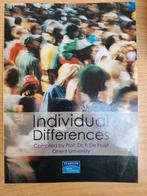 Psychologie - Individual differences, Boeken, Ophalen of Verzenden, Zo goed als nieuw