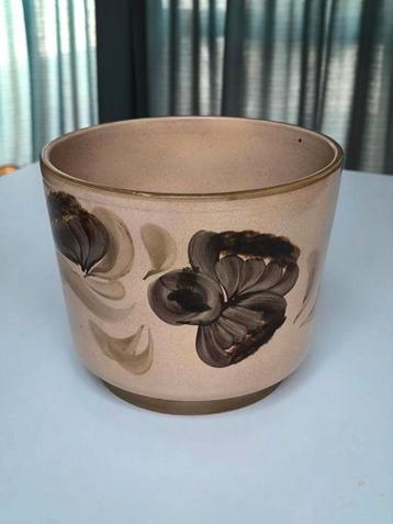 Vintage aardewerken bloempot/cache pot, Enlèvement ou Envoi