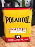 bidon d'huile PolarOil Polamix vintage, Emballage, Utilisé, Enlèvement ou Envoi