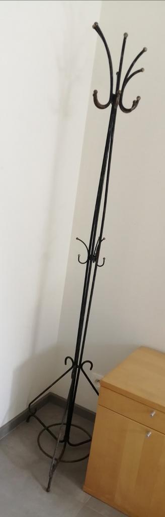 Porte manteaux vintage fer forgé 178cm