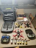 Complete set FPV drones, Hobby & Loisirs créatifs, Comme neuf, Électro, Avec caméra, Quadricoptère ou Multicoptère