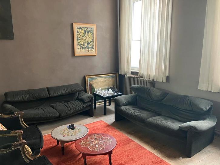 2–zits Cassina Maralunga zetel, Huis en Inrichting, Zetels | Zetels, Gebruikt, Rechte bank, Tweepersoons, 150 tot 200 cm, Stof
