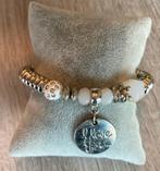 Parelarmband wit/zilver - nieuw, Wit, Nieuw, Ophalen of Verzenden, Met bedels of kralen