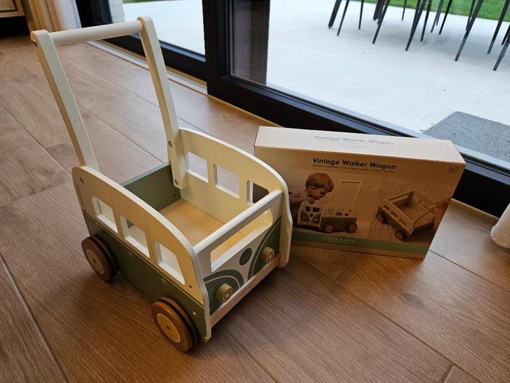 Little Dutch Vintage Walker Wagon – Loopwagen / Karretje, Kinderen en Baby's, Speelgoed | Houten speelgoed, Zo goed als nieuw