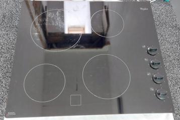 Taque vitrocéramique whirlpool, Electroménager, Tables de cuisson, 4 zones de cuisson, Encastré, Halogène, Enlèvement