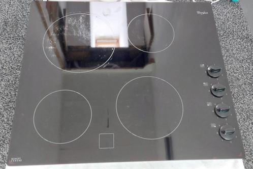 Taque vitrocéramique whirlpool, Elektronische apparatuur, Kookplaten, Gebruikt, Inbouw, Halogeen, 4 kookzones, Ophalen