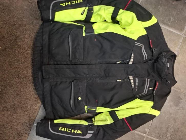 RICHA Infinity Jacket Fluo Yel (maat = Medium), Motoren, Kleding | Motorkleding, Jas | textiel, Tweedehands, Ophalen
