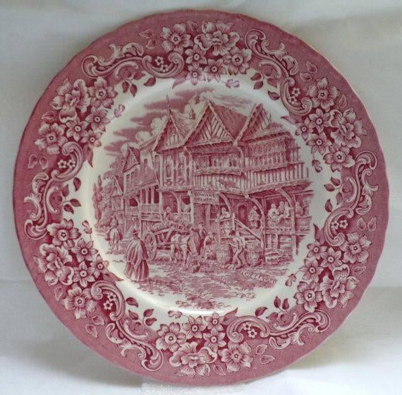 Vintage borden, Antiek en Kunst, Antiek | Servies los, Ophalen