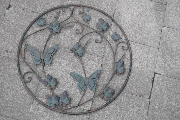 Smeedijzeren wanddecoratie (vlinders), Huis en Inrichting, Woonaccessoires | Wanddecoraties, Nieuw, Ophalen of Verzenden