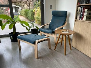Fauteuil en voetenbank (Ikea) beschikbaar voor biedingen