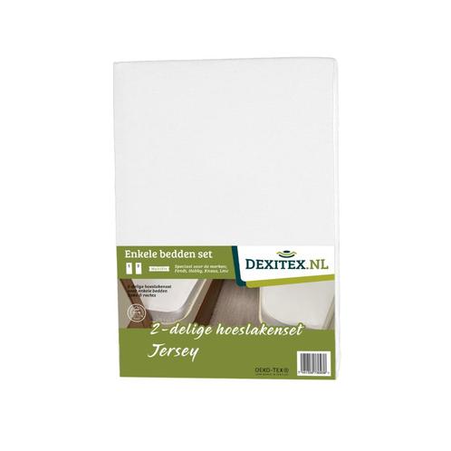 Enkele bedden indeling 2 delig, jersey hoeslakenset, Caravans en Kamperen, Caravanaccessoires