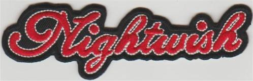 Nightwish stoffen opstrijk patch embleem #1, Verzamelen, Muziek, Artiesten en Beroemdheden, Nieuw, Kleding, Verzenden