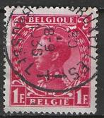Belgique 1934/1935 - Yvert/OBP 403 - Léopold III 1 F. (ST), Envoi, Affranchi, Oblitéré, Maison royale