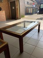 Salontafel + bijzettafel, Ophalen, Zo goed als nieuw, Kersenhout