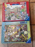 Legpuzzels 1000 stuks, Hobby en Vrije tijd, Ophalen, 500 t/m 1500 stukjes, Gebruikt, Legpuzzel