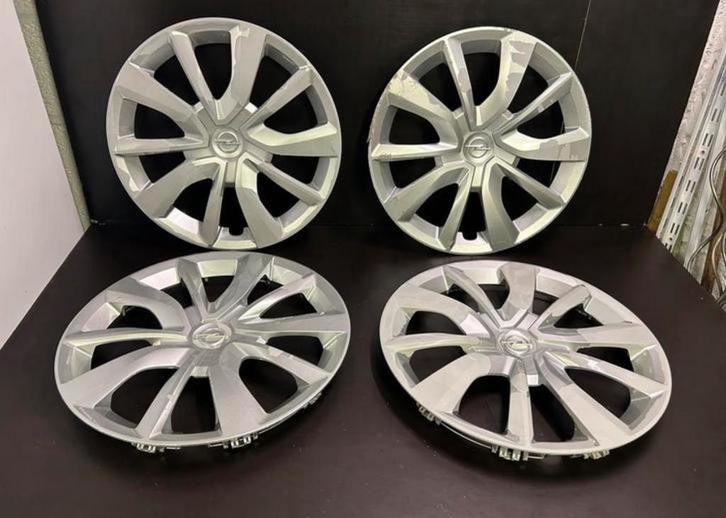 4 originele Opel corsa Astra combo zafira 16" wieldoppen,, Auto diversen, Wieldoppen, Gebruikt, Ophalen of Verzenden
