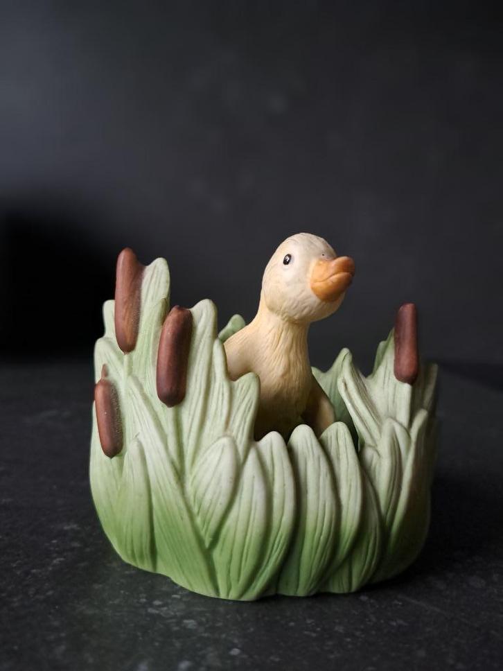 Franklin Mint 1984 Woodland Surprises Eend - Duck, Verzamelen, Beelden en Beeldjes, Zo goed als nieuw, Ophalen of Verzenden