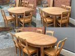 Eetplaats met uitschuifbare tafel en stoelen - landelijk, Ophalen, Gebruikt, Landelijk, 4 tot 6 stoelen