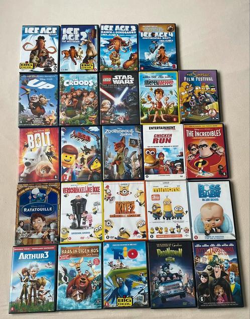 Tekenfilms op dvd €1,50 per stuk, Cd's en Dvd's, Dvd's | Tekenfilms en Animatie, Zo goed als nieuw, Tekenfilm, Boxset, Ophalen of Verzenden