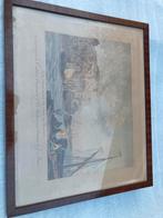 Print van haven in kader met glas, Enlèvement