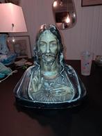 OUDE HEILIG HARTBUSTE VAN JEZUS (c. 1900) - Gesigneerd J. Do, Ophalen of Verzenden
