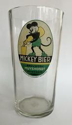 Te Ruil ; Mooi Mickey Bier glas van brouwerij Muyshondt, Ophalen of Verzenden, Gebruikt, Glas of Glazen, Overige merken
