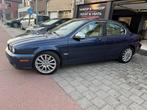 Jaguar X-Type 2.2D Automatic Full Options 127 km, Auto's, Jaguar, Automaat, Beige, Blauw, Leder