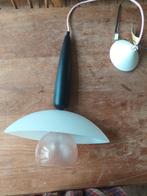 Lustre moderne verre et opaline, Ophalen, Gebruikt, Glas, Moderne
