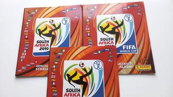 3 albums Panini South Africa 2010 - FIFA World Cup beschikbaar voor biedingen