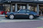 Porsche 911 964 Carrera 2 (bj 1990), Auto's, Lederen bekleding, 4 zetels, Blauw, Leder