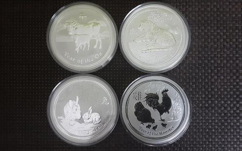 Lunar II (10 oz), Postzegels en Munten, Munten | Oceanië, Losse munt, Zilver, Ophalen of Verzenden